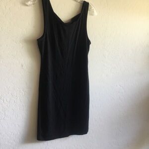 Cover 21 black dress with open back and straps